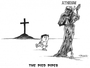 Atheism is the The Pied Piper of Children