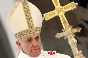 Pope Francis with Crucifix