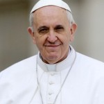 Pope Francis Smiling with Cap