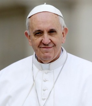 Pope Francis Smiling with Cap