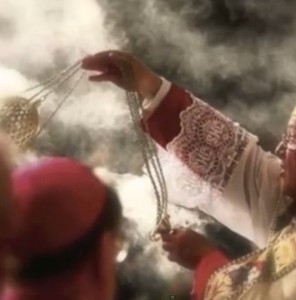 Priest Incensing the Altar
