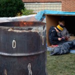 Cardboard Box Homeless St Marys