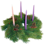 Advent Wreath Transparent Square Pic