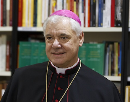 Archbishop Muller attends presentation of his book on Pope Benedict XVI's writings