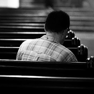 Church Pew One Person Square Pic