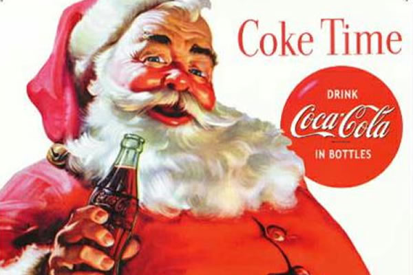 Coca Cola and Saint Nicholas Santa Claus