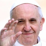 Pope Francis Waving