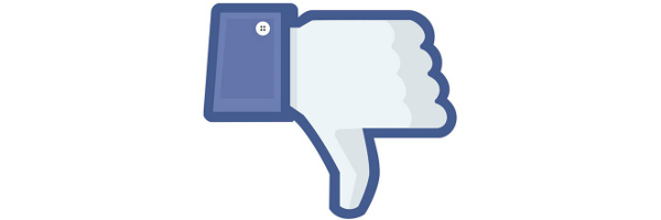 Facebook UnLike Transparent Wide Pic