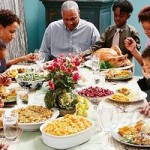 Large Family Praying Wide Pic