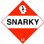 Snarky Transparent Square Pic