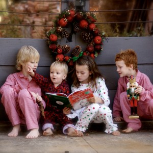 Children Reading a Book Square Pic