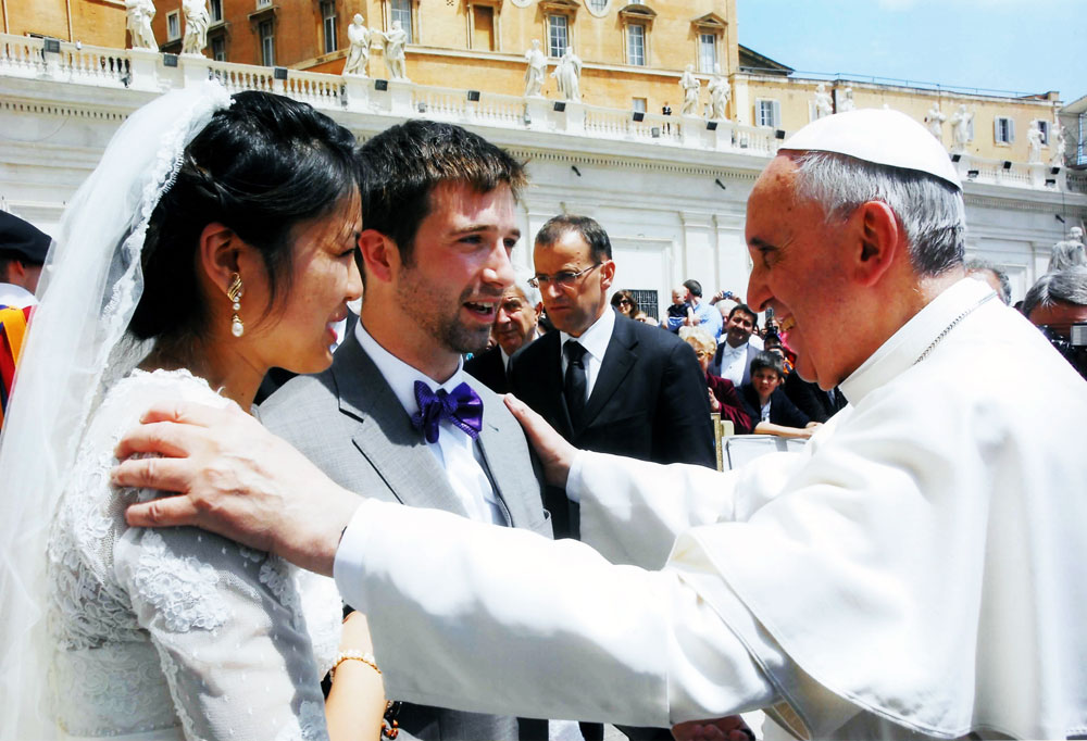 Pope Francis One Man One Woman Marriage Original Pic