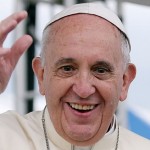 Pope Francis Smiling and Waving Original Pic