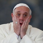 Unhappy Pope Francis Square Pic