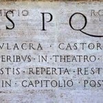 Latin Language SPQR Original Pic