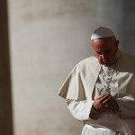 Pope Francis Praying