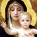 Mary with Child Jesus Square Pic