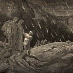 7th Circle Dantes Inferno Sodomites Brunetto Latini by Gustav Doré Homosexuality Homosexual Sinister Evil