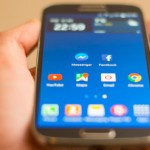 The logos of the Facebook and Facebook Messenger applications displayed on the screen of a smartphone, as Facebook believes the updates it has made to its Messenger service could help spark the creation of the next generation of big companies.