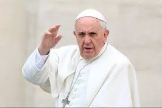 Pope Francis Waving Confused
