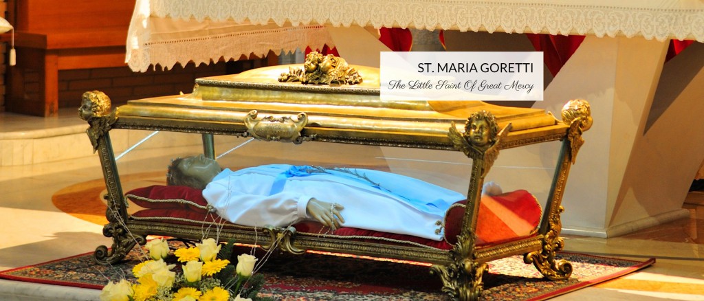 Saint Maria Goretti Reliquary