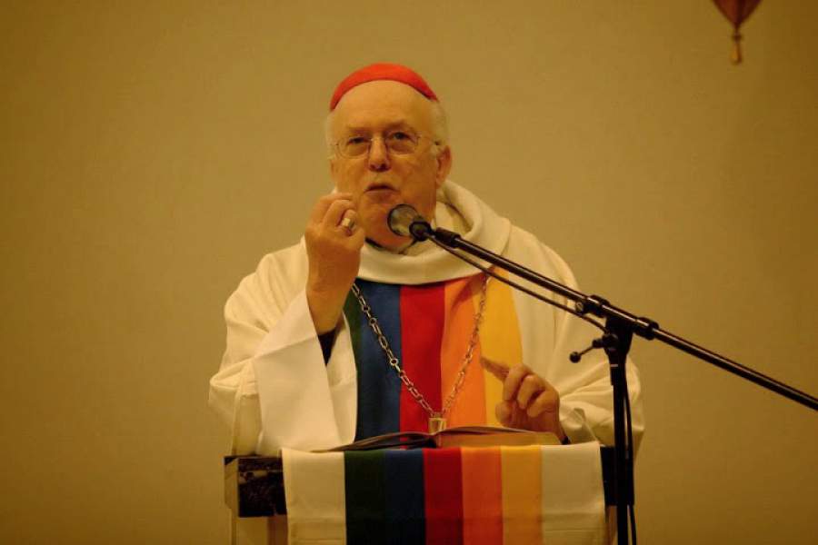 Cardinal Danneels Homosexual Vestment Scandal Podium Homily Sad