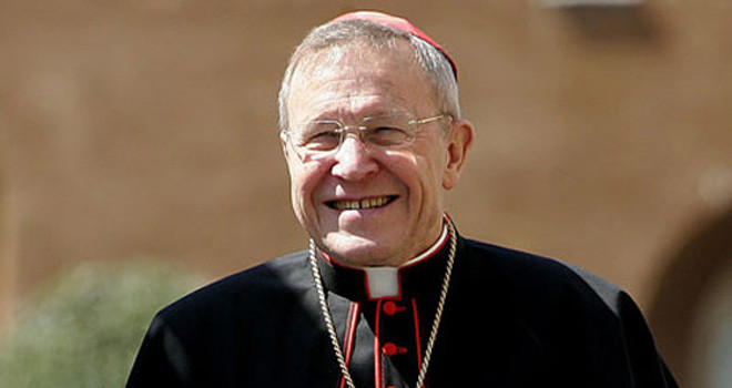 Cardinal Walter Kasper Smiling Outdoors Sunny Happy