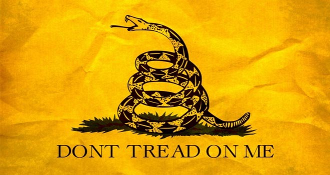 Dont Tread on Me Yellow Snake Flag Freedom Liberty American