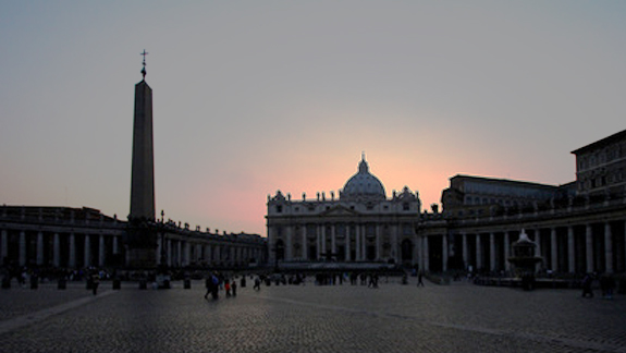 Saint Peters Square at Dusk Dawn