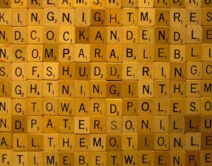 Scrabble Tile Words Game