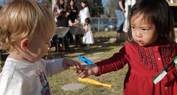 Two Toddlers Children Cute