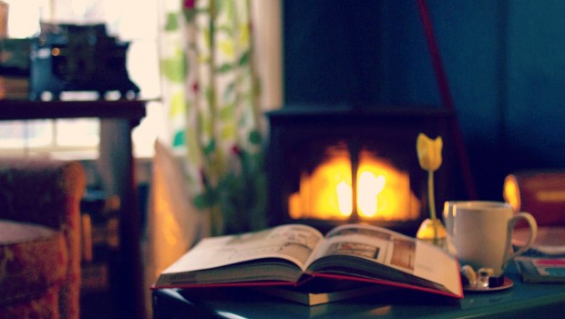 Book Fireplace