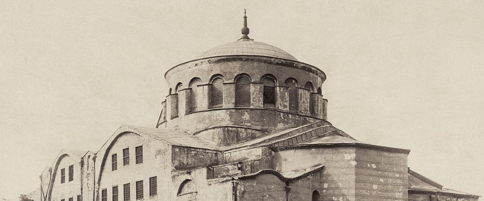 Hagia Sophia Black and White Pic