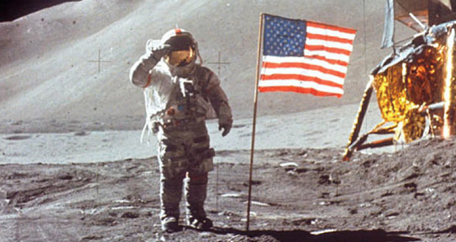 Apollo Mission Man on Moon 1969