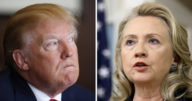 Donald Trump and Hilary Clinton 2016
