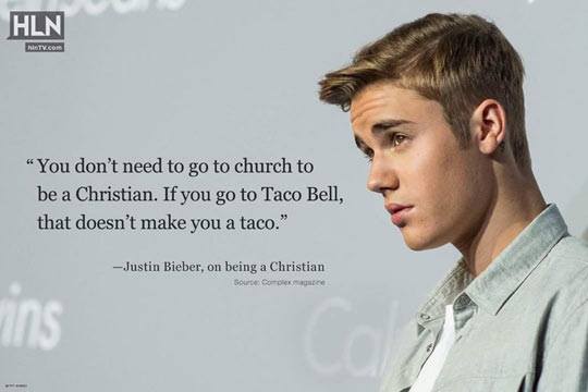 Justin Bieber Church Christian Taco Bell Millennial Philosopher