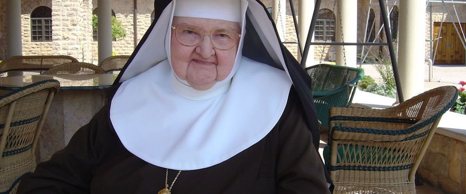 Mother Angelica Old in Current Habit Shade Happy