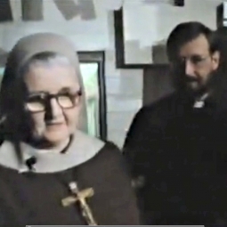Mother Mary Angelica of EWTN and Father Mitch Pacwa 1985