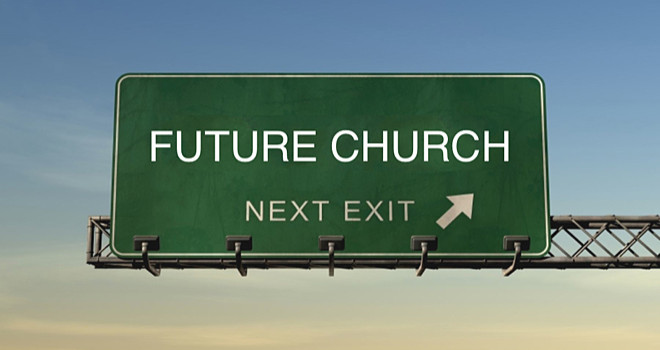 Future Church Street Green Highway Interstate Sign Wide Pic
