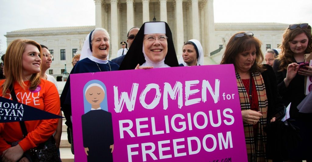 Little Sisters of the Poor Obamacare HHS Mandate Contraception Religious Freedom Liberty Catholic Christian
