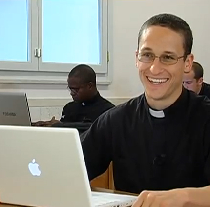 Priest Laptop Computer Seminarian