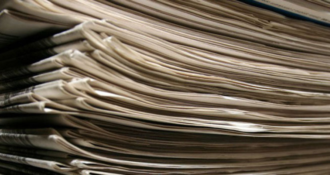 Stack of Newspapers