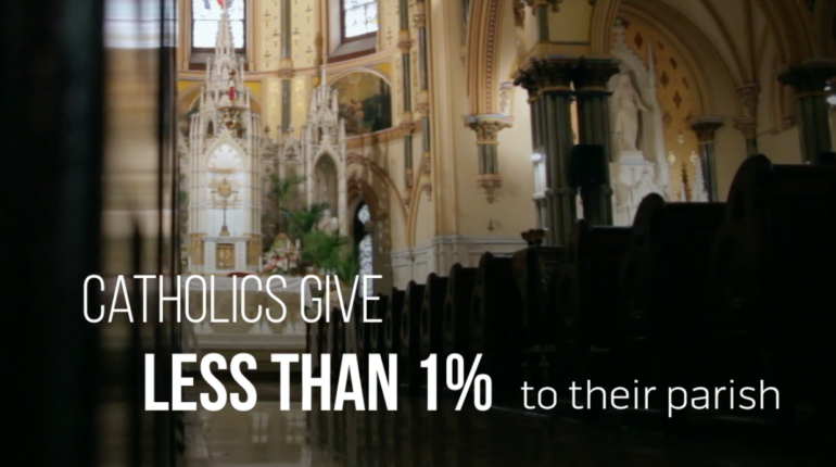 Catholics Give Less than One Percent at Their Parish