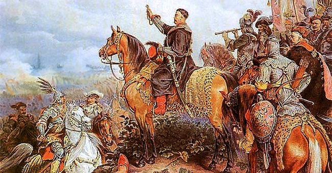 Juliusz Kossak (1824-1899), “King John III Sobieski Blessing the Polish Attack in Vienna”