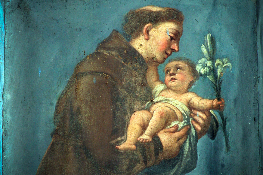 St Anthony of Padua with Baby