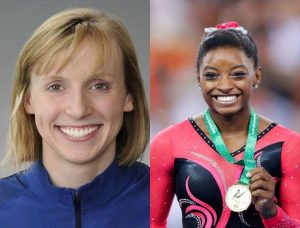 Katie Ledecky and Simone Biles American Catholic Olympians Rio 2016