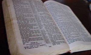 Holy Bible Opened Wide Pic
