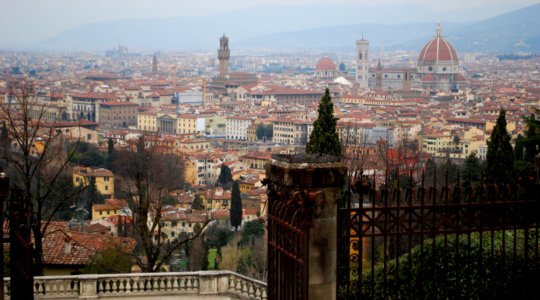 Panoramic View of Florence Italy Beautiful Wide Pic