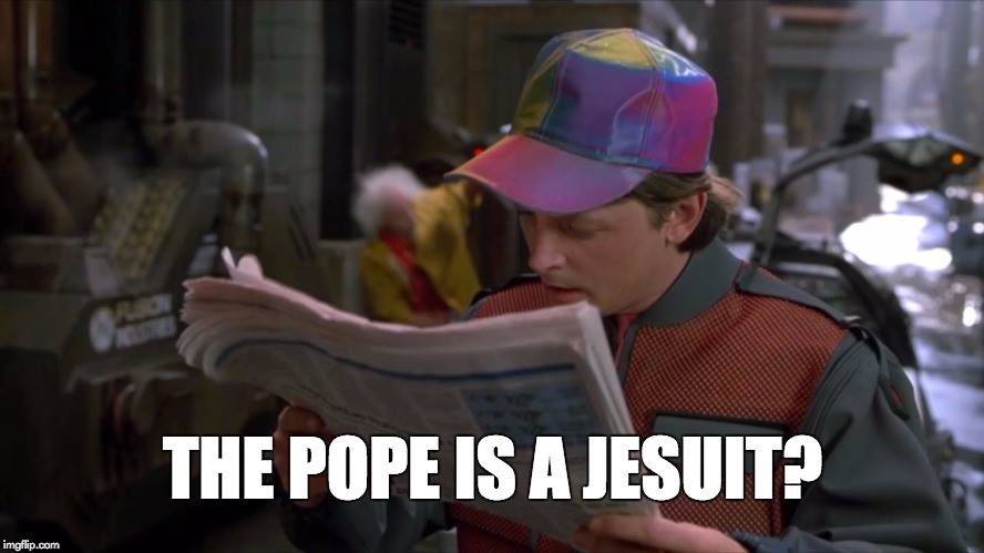 Marty McFly USA Today newspaper 2015 The Pope Is Jesuit