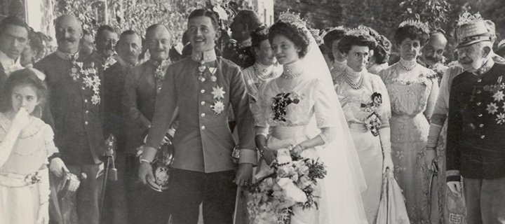 Charles I of Austria-Hungary with Wife Zita